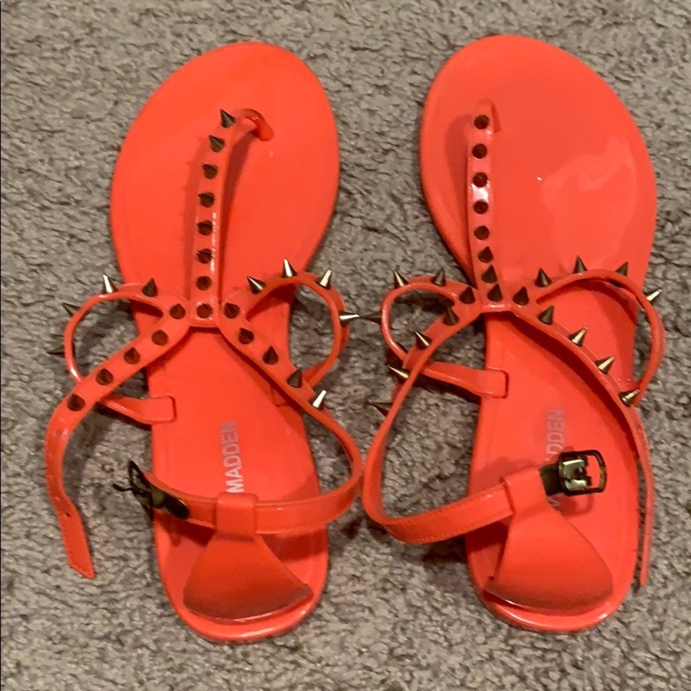 Steve Madden Neon Jelly Sandals